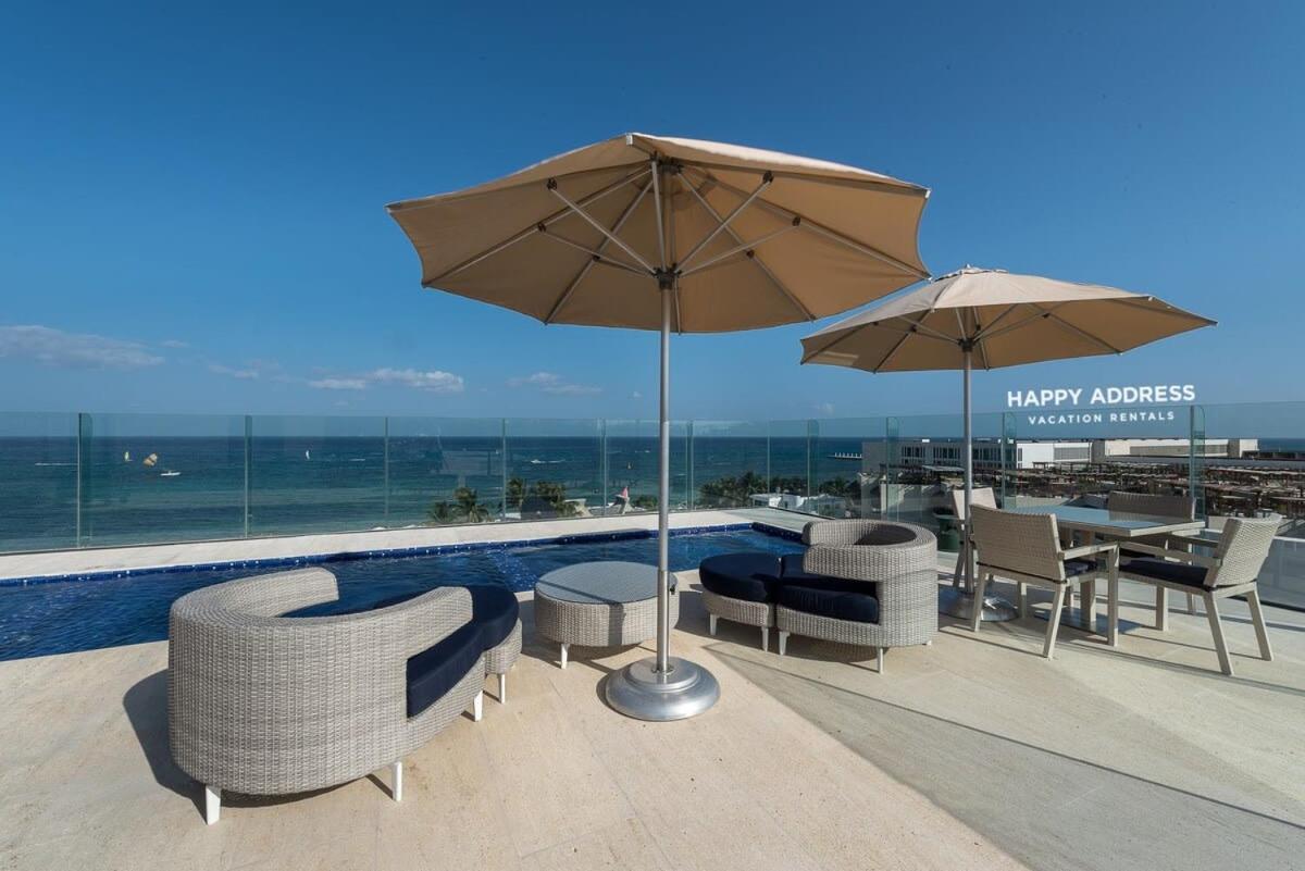 Trendy 1 Bedroom Apartment In Cruz Con Mar Brand New Building Playa del Carmen Eksteriør billede