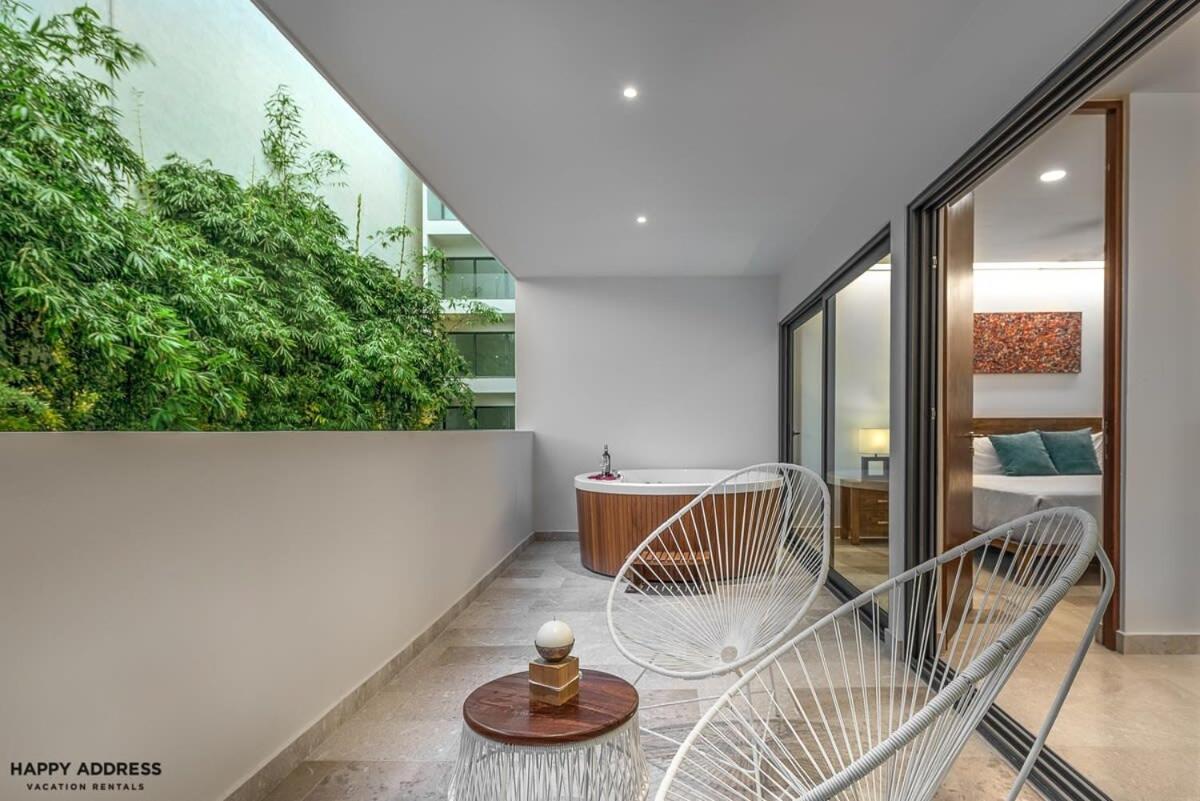 Trendy 1 Bedroom Apartment In Cruz Con Mar Brand New Building Playa del Carmen Eksteriør billede